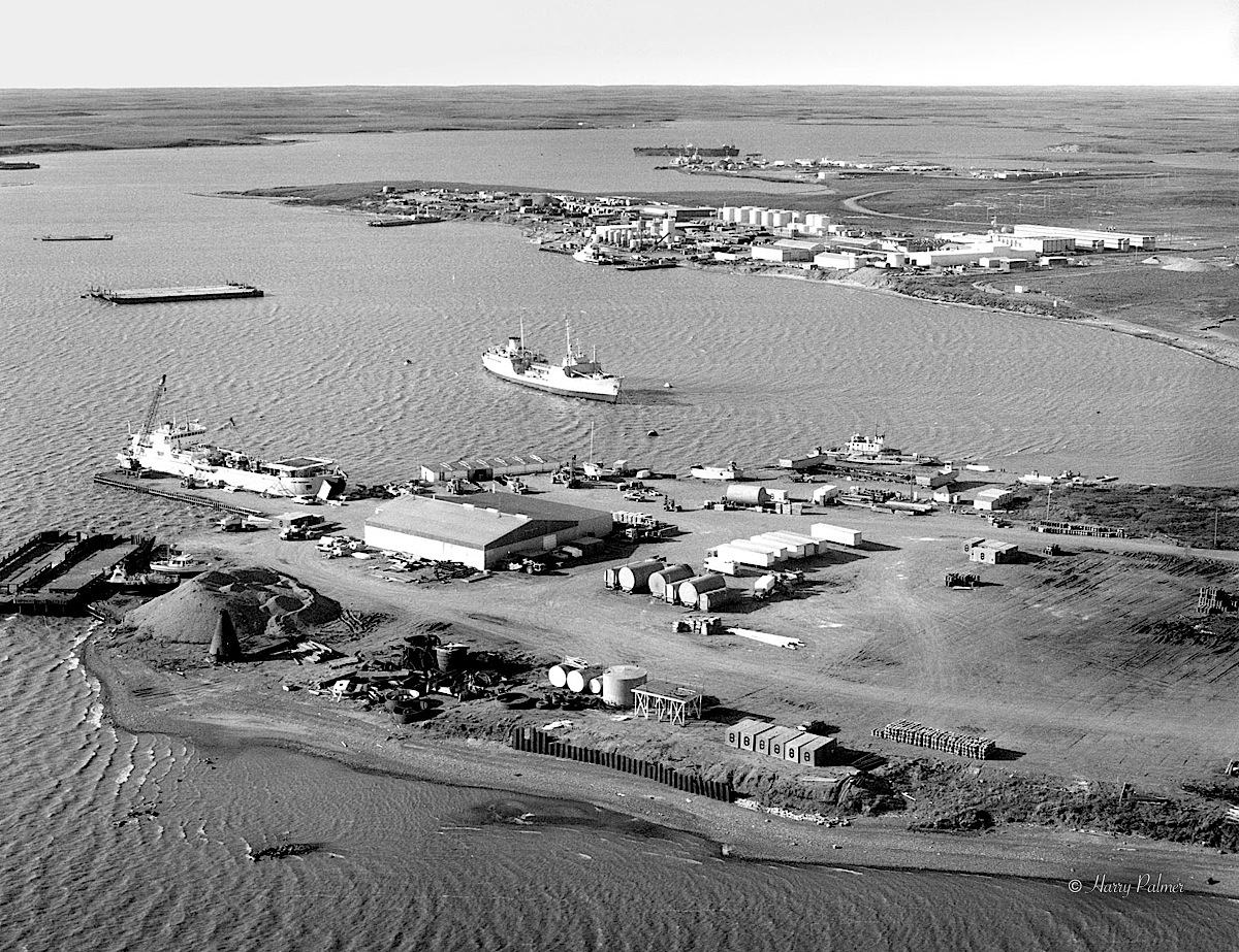 Tuktoyaktuk Harbour Aerial View, 1982 - A Portrait of Canada